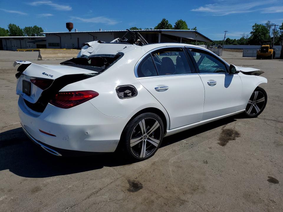 2025 Mercedes-benz C class VIN W1KAF4HB5SR242559 COPART salvage auction — ROLLOVER, FL - CERTIFICATE OF DESTRUCTION, sold $2,250 on 2026-07-08 (photo 3)