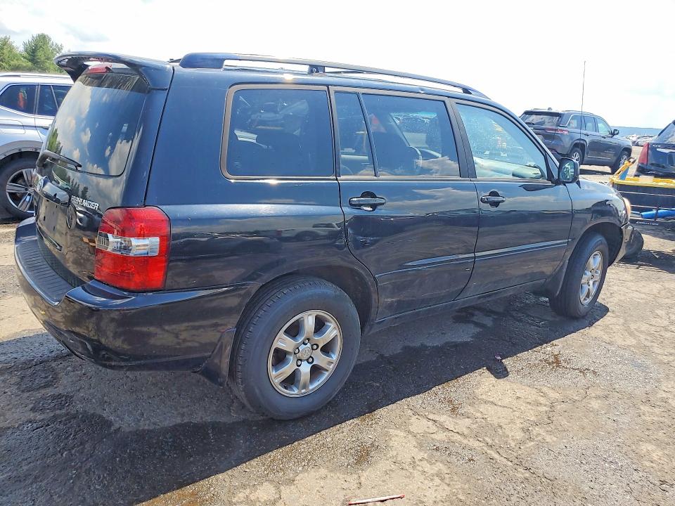 2005 Toyota Highlander VIN JTEEP21A150068301 COPART salvage auction — REAR END, Pa - Certificate Of Salvage, sold $925 on 2026-07-07 (photo 3)