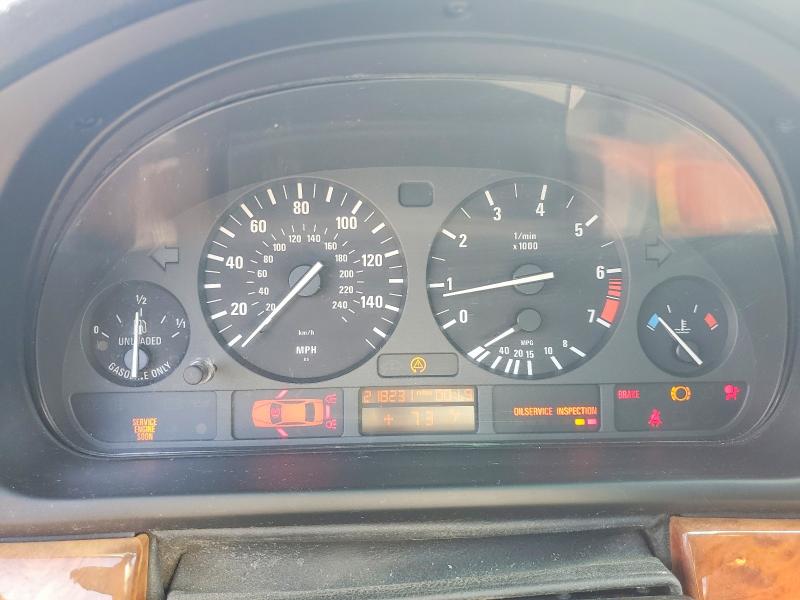 2000 BMW 5er VIN WBADM5345YBY18399 COPART salvage auction — REAR END, Or - Salvage Title Certificate, sold $500 on 2026-08-12 (photo 9)