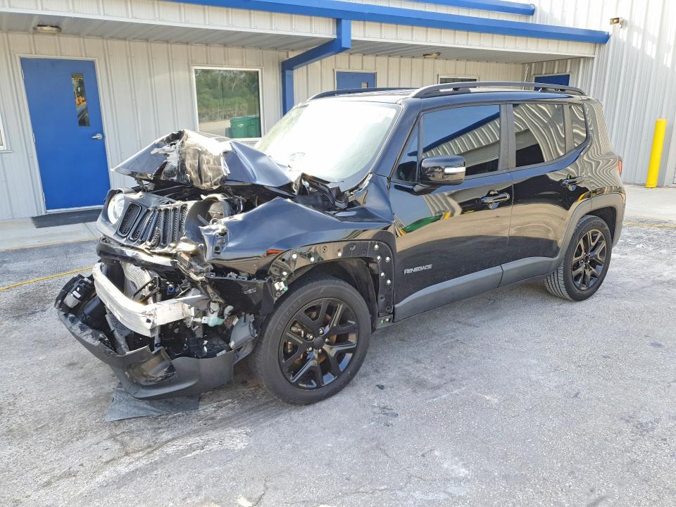 2018 Jeep Renegade VIN ZACCJABB4JPG97506 COPART salvage auction — FRONT END, Fl - Cert Of Title Slvg Rebuildable, sold $825 on 2026-08-05 (photo 1)
