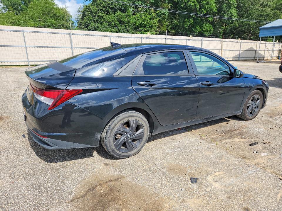 2022 Hyundai Elantra VIN KMHLM4AG3NU224637 COPART salvage auction — HAIL, Al - Cert Of Title-Salvage Title, sold $4,250 on 2026-07-20 (photo 3)