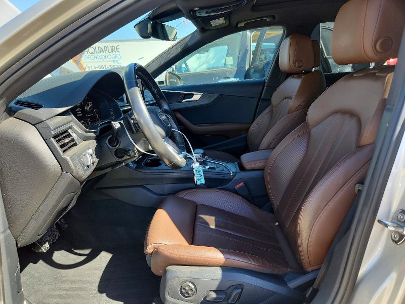 2017 Audi A4 allroad VIN WA19NAF40HA050700 COPART salvage auction — FRONT END, Ca - Salvage Certificate, sold $9,700 on 2026-08-18 (photo 7)