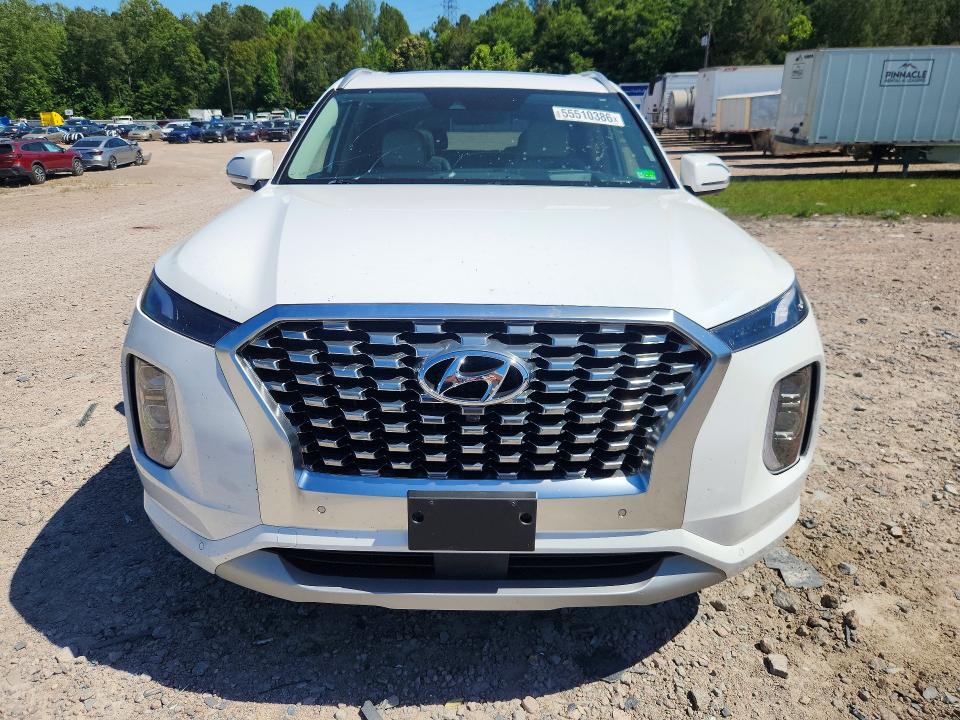 2021 Hyundai Palisade VIN KM8R54HE8MU310908 COPART salvage auction — FRONT END, Va - Cert Of Title - Salvage, sold $8,300 on 2026-07-06 (photo 5)