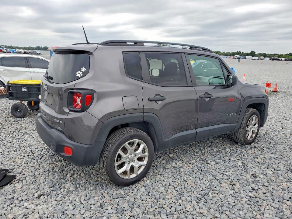 2018 Jeep VIN ZACCJBAB8JPJ22393 COPART salvage auction — FRONT END, Nc - Salvage Cert-Rebuilt, sold $1,500 on 2026-07-31 (photo 3)