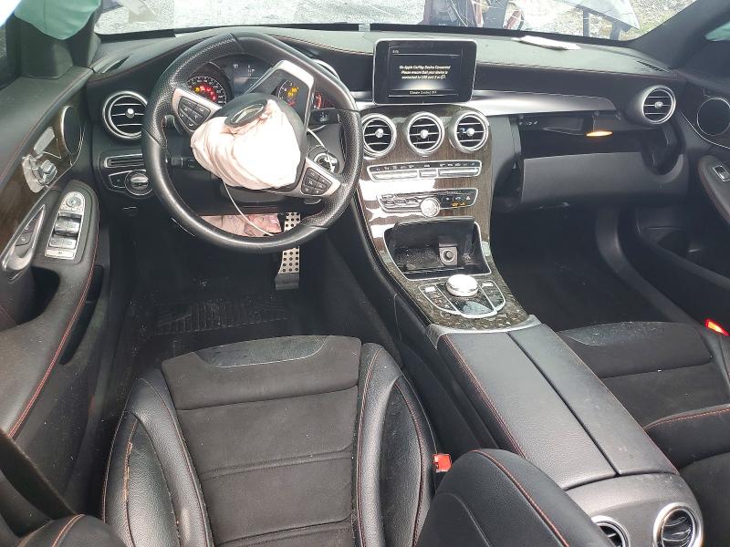 2018 Mercedes-benz C-klasse amg VIN 55SWF6EB3JU243356 COPART salvage auction — ROLLOVER, Fl - Certificate Of Title (P), sold $2,950 on 2026-07-02 (photo 8)