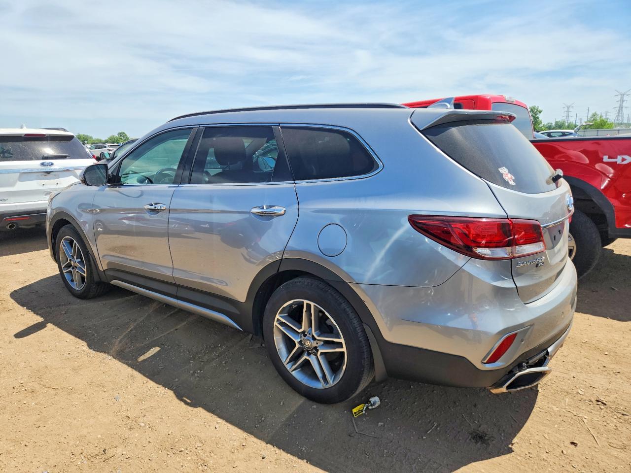 2019 Hyundai Santa Fe VIN KM8SRDHF9KU297663 COPART salvage auction — Front End, IL - SALVAGE CERTIFICATE, sold $3,500 on 2026-07-02 (photo 2)