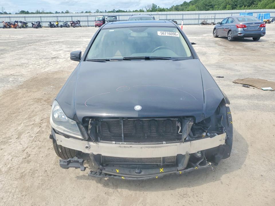 2013 Mercedes-benz C-klasse VIN WDDGF8AB8DR295335 COPART salvage auction — FRONT END, Sc - Cert Of Title-Salvage, sold $1,250 on 2026-07-20 (photo 5)