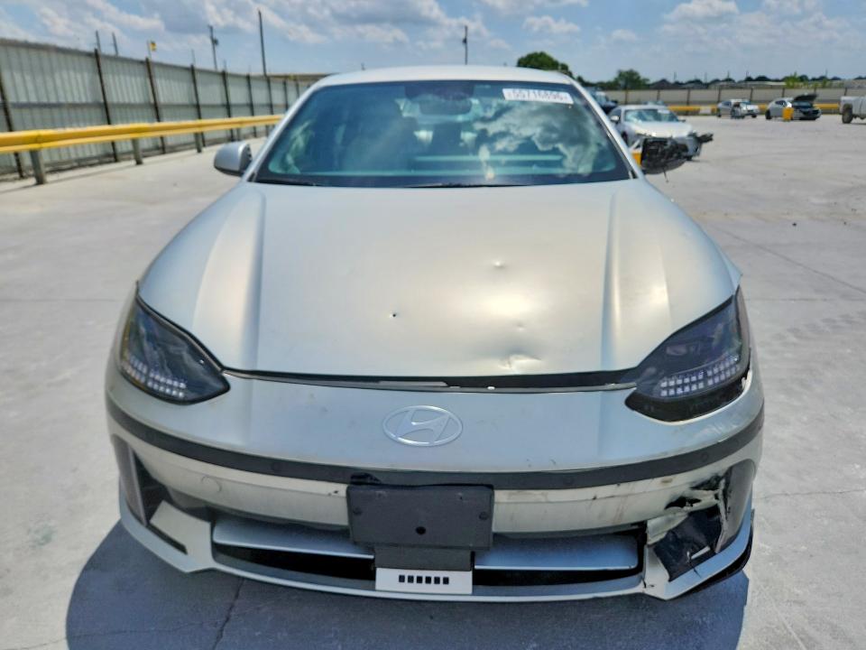 2024 Hyundai Ioniq 6 VIN KMHM34AA6RA075196 COPART salvage auction — FRONT END, Tx - Salvage Vehicle Title, sold $8,300 on 2026-07-28 (photo 5)