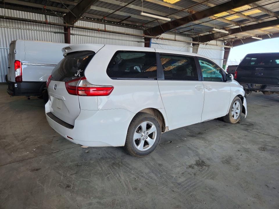 2015 Toyota Sienna VIN 5TDZK3DC5FS600753 COPART salvage auction — ALL OVER, Ca - Dlr/Dis/Exp Only Salvage Title, sold $1,250 on 2026-07-27 (photo 3)