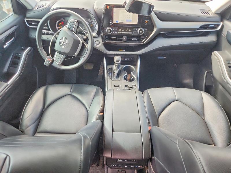 2023 Toyota Highlander VIN 5TDKDRAH8PS037231 COPART salvage auction — FRONT END, IN - CERTIFICATE OF TITLE, sold $10,200 on 2026-07-14 (photo 8)