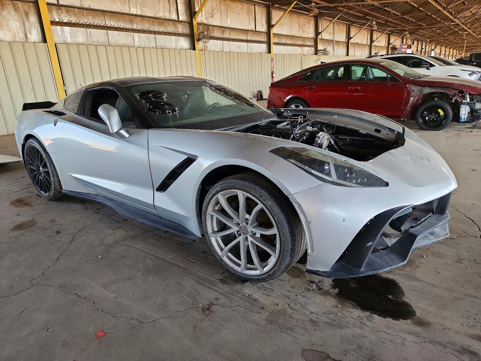 2016 Chevrolet Corvette stingray VIN 1G1YA2D7XG5107999 COPART salvage auction — ENGINE BURN, Az - Certificate Of Title, sold $15,200 on 2026-07-29 (photo 4)