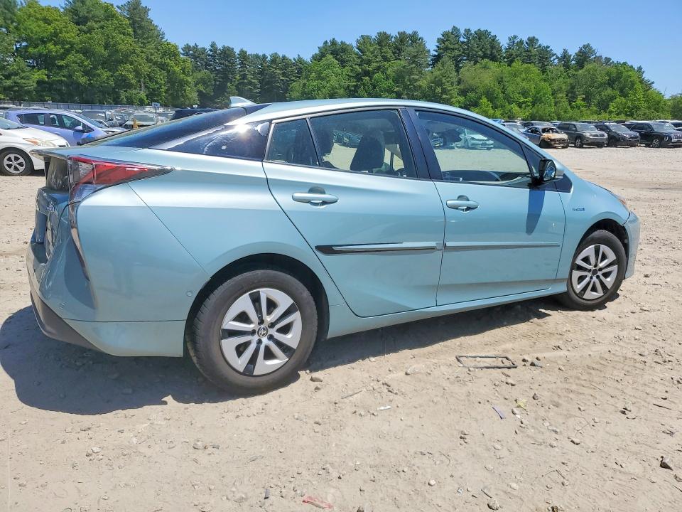 2017 Toyota Prius VIN JTDKARFU9H3048093 COPART salvage auction — UNDERCARRIAGE, Ma - Cert Of Title-Salvage, sold $4,200 on 2026-07-09 (photo 3)