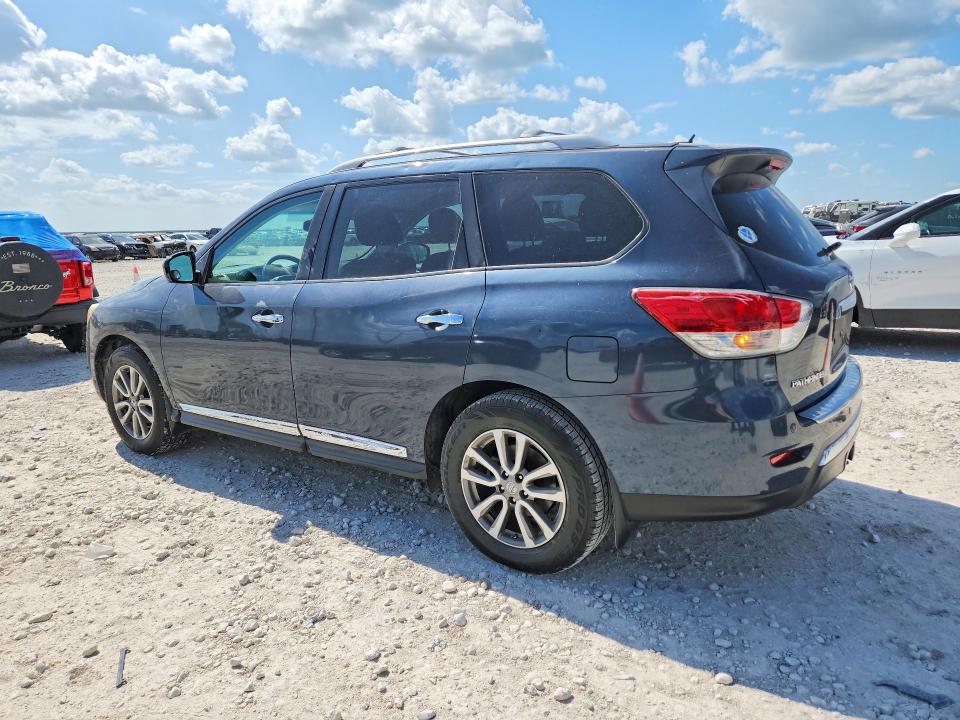 2016 Nissan Pathfinder VIN 5N1AR2MN0GC646168 COPART salvage auction — HAIL, Tx - Certificate Of Title, sold $1,250 on 2026-07-09 (photo 2)