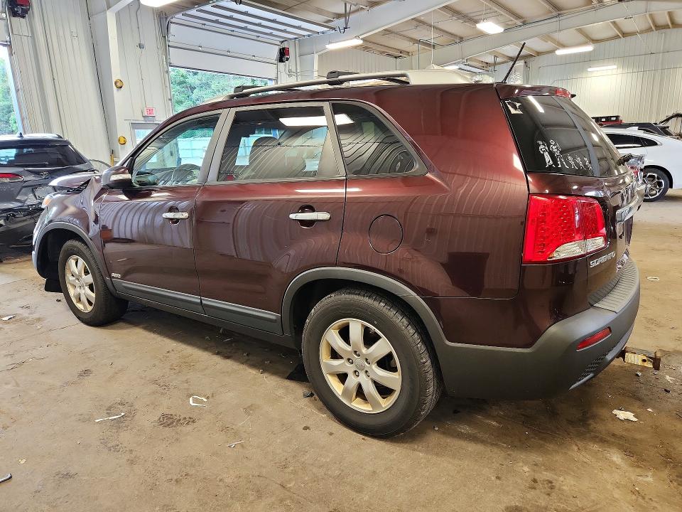 2012 Kia Sorento VIN 5XYKTDA21CG279674 COPART salvage auction — FRONT END, Mn - Cert Of Title-Salvage, sold $575 on 2026-07-07 (photo 2)