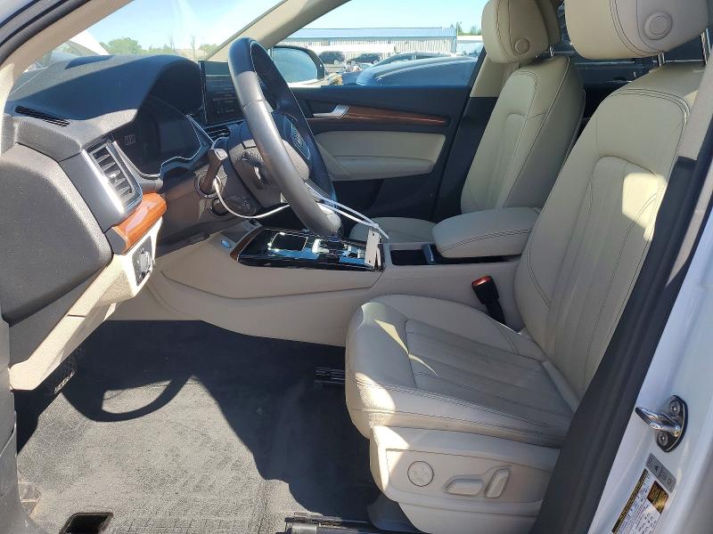 2021 Audi Q5 VIN WA1G2AFY8M2049334 COPART salvage auction — FRONT END, PA - CERT OF TITLE, sold $14,700 on 2026-07-07 (photo 7)