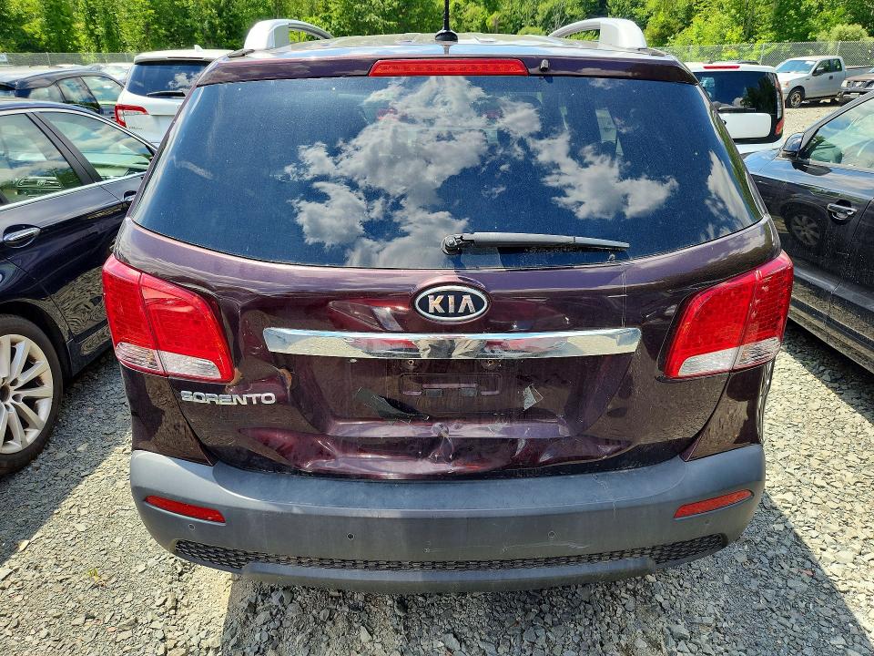 2011 Kia Sorento VIN 5XYKT3A12BG097689 COPART salvage auction — FRONT END, Ct - Certificate Of Title, sold $925 on 2026-07-09 (photo 6)