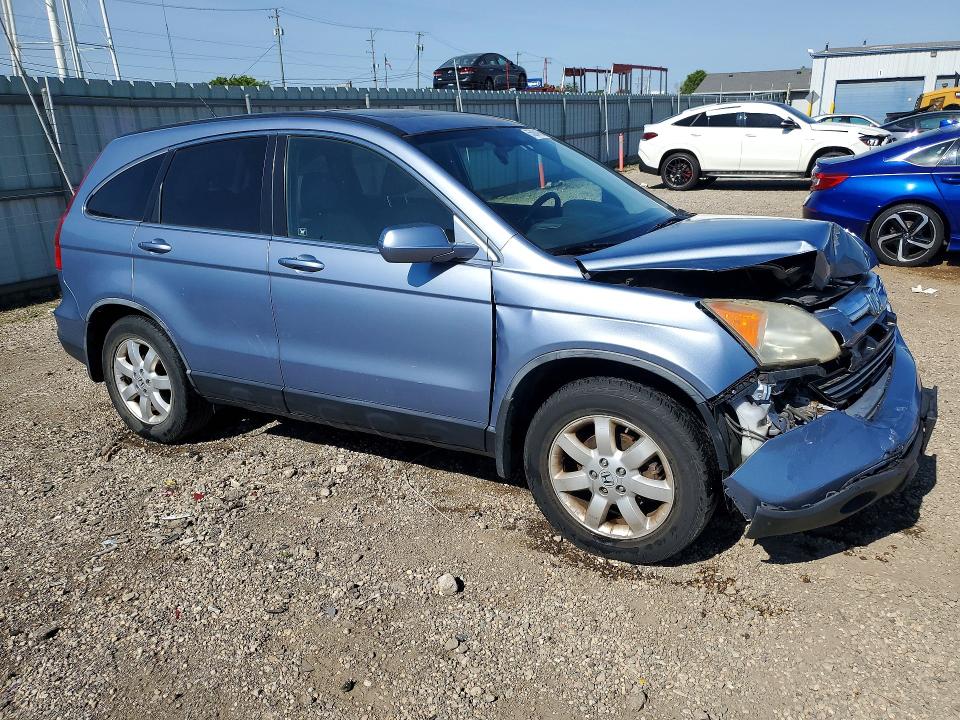 2007 Honda Cr-v VIN JHLRE487X7C004456 COPART salvage auction — FRONT END, Il - Salvage Certificate, sold $1,300 on 2026-07-08 (photo 4)
