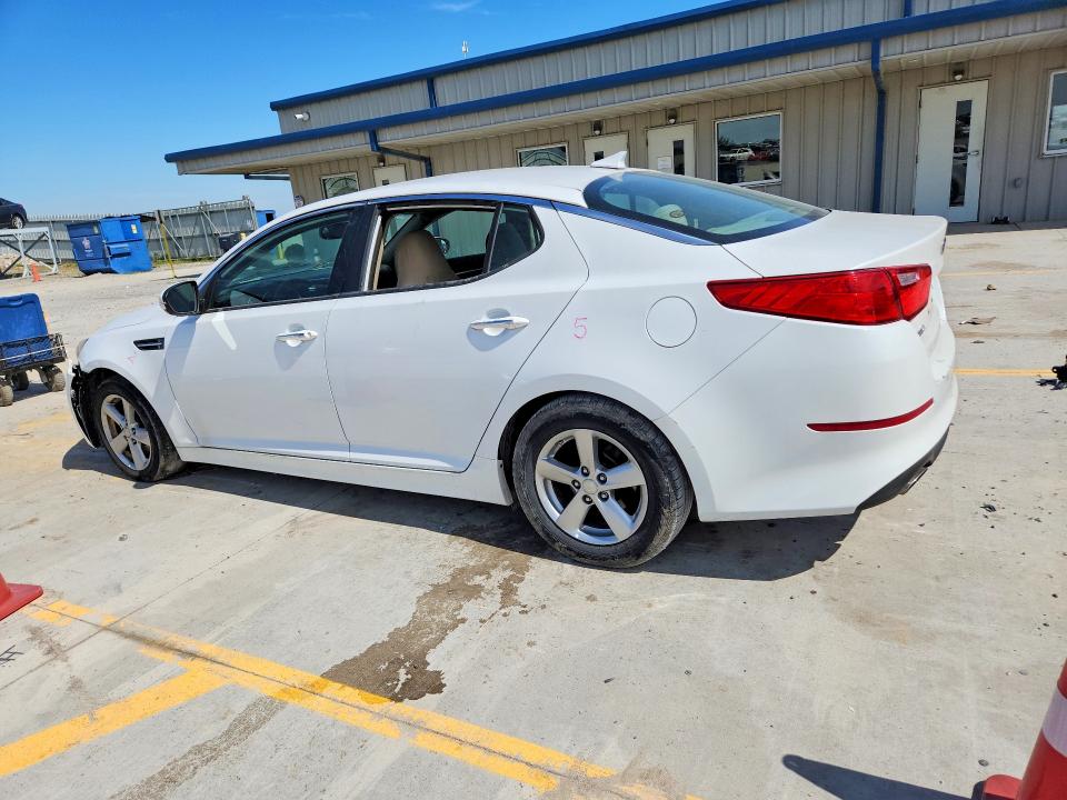 2014 Kia Optima VIN 5XXGM4A76EG344329 COPART salvage auction — FRONT END, Ky - Cert Of Title-Salvage, sold $375 on 2026-07-09 (photo 2)