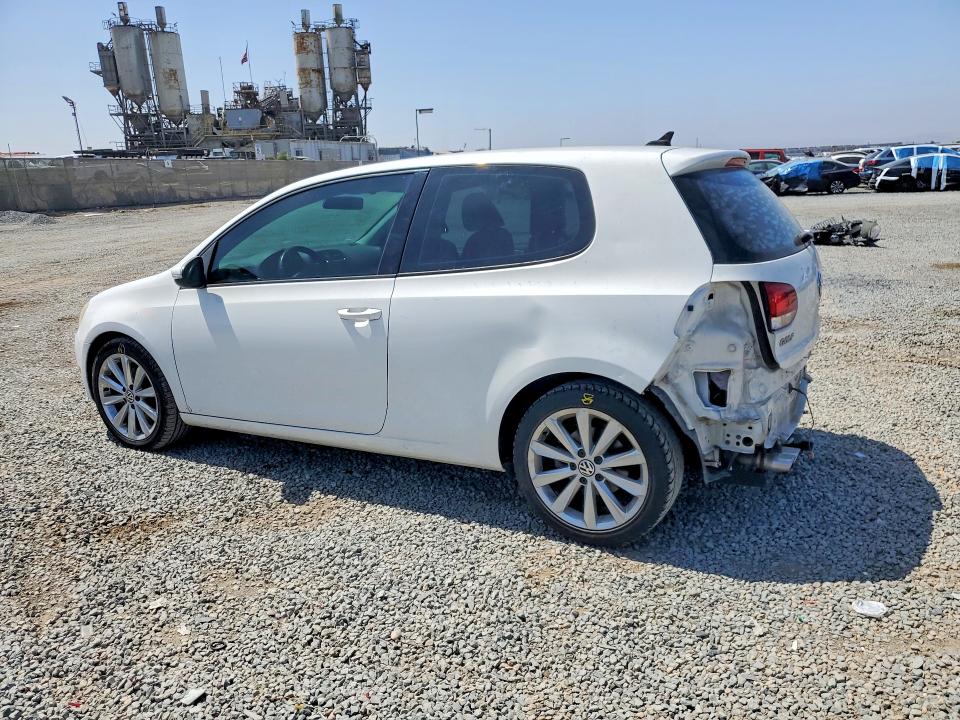 2012 Volkswagen Golf VIN WVWBM7AJ4CW268340 COPART salvage auction — REAR END, Ca - Salvage Certificate, sold $1,550 on 2026-07-02 (photo 2)