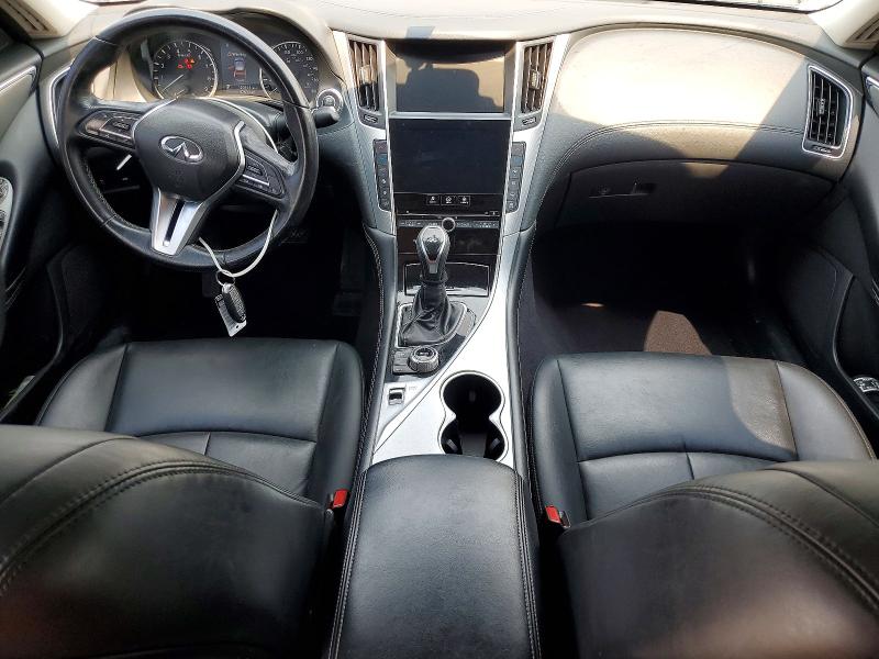 2019 Infiniti Q50 VIN JN1EV7AR6KM593116 COPART salvage auction — FRONT END, Co - Public - Salvage Title, sold $2,550 on 2026-07-23 (photo 8)