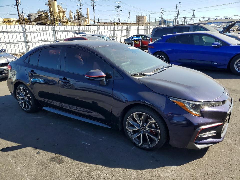 2020 Toyota Corolla VIN 5YFS4RCE4LP039290 COPART salvage auction — SIDE, Ca - Salvage Certificate, sold $5,500 on 2026-07-15 (photo 4)