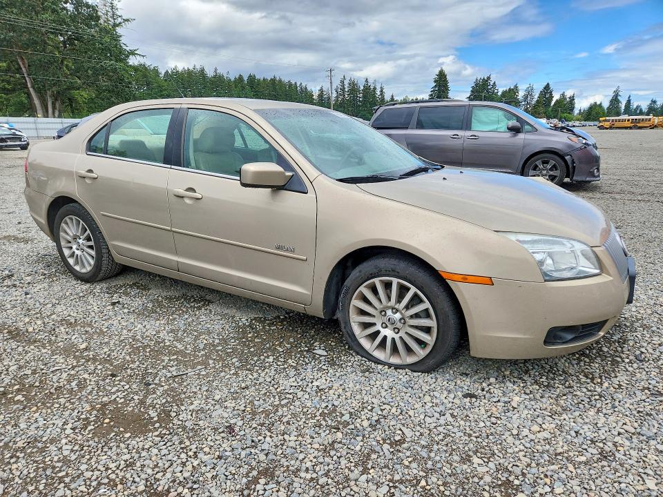 2008 Mercury Milan VIN 3MEHM08168R655942 COPART salvage auction — FRONT END, WA - BILL OF SALE, sold $150 on 2026-07-24 (photo 4)