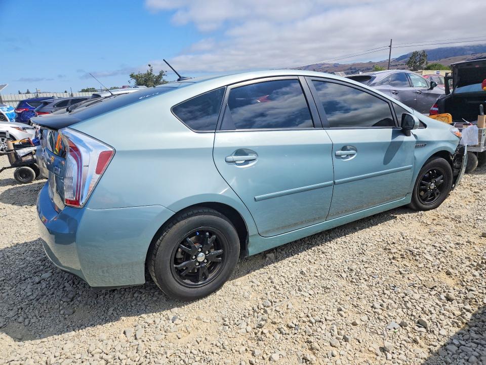 2013 Toyota Prius VIN JTDKN3DU0D1615625 COPART salvage auction — FRONT END, CA - SALVAGE CERTIFICATE, sold $525 on 2026-07-14 (photo 3)