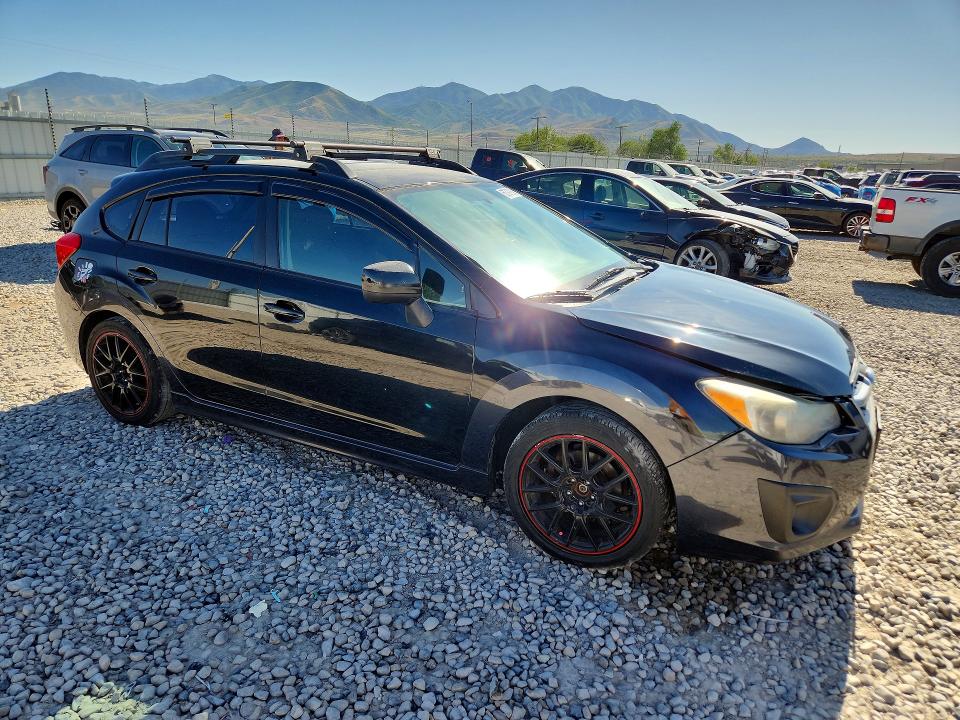 2012 Subaru Impreza VIN JF1GPAL69CH220653 COPART salvage auction — REAR END, Ut - Salvage Certificate, sold $625 on 2026-07-24 (photo 4)