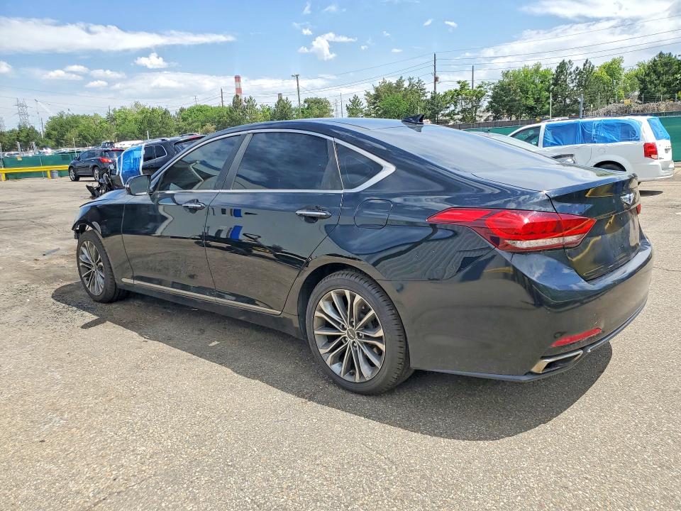 2015 Hyundai Genesis VIN KMHGN4JE0FU093486 COPART salvage auction — FRONT END, Co - Certificate Of Title (P), sold $1,200 on 2026-07-08 (photo 2)