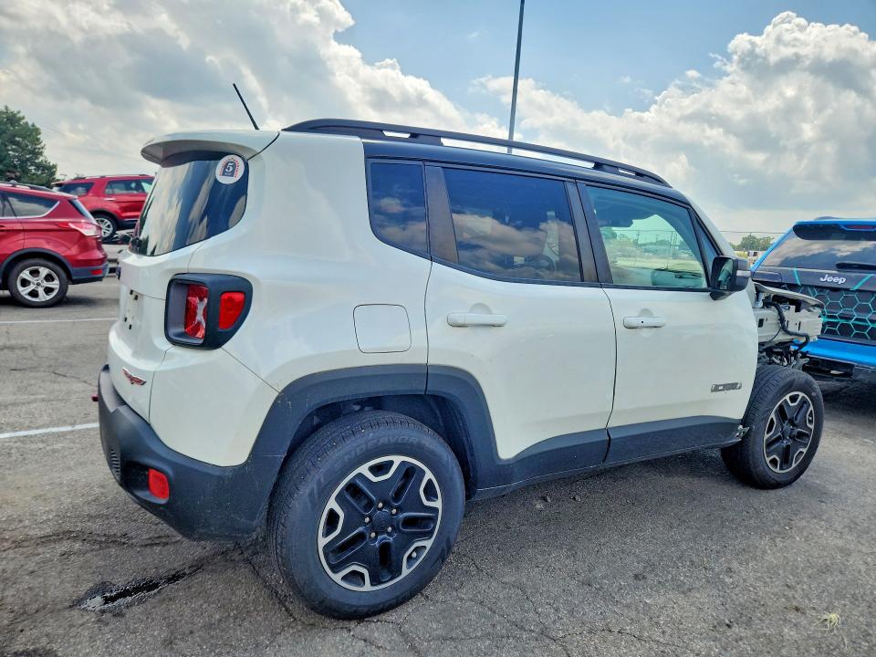 2017 Jeep Renegade VIN ZACCJBCB6HPF32183 COPART salvage auction — FRONT END, Oh - Cert Of Title-Salvage, sold $1,350 on 2026-07-08 (photo 3)