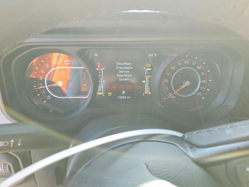 2025 Jeep Wrangler / VIN 1C4PJXDN4SW592660 COPART salvage auction — FRONT END, GA - CERT OF TITLE-SALVAGE, sold $18,500 on 2026-07-31 (photo 9)