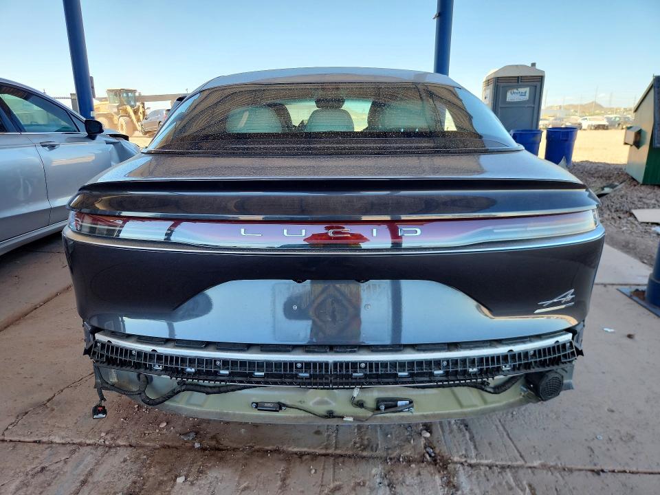 2022 Lucid Air VIN 50EA1GBA7NA005998 COPART salvage auction — FRONT END, Az - Cert Of Title - Salvage, sold $10,800 on 2026-07-07 (photo 6)
