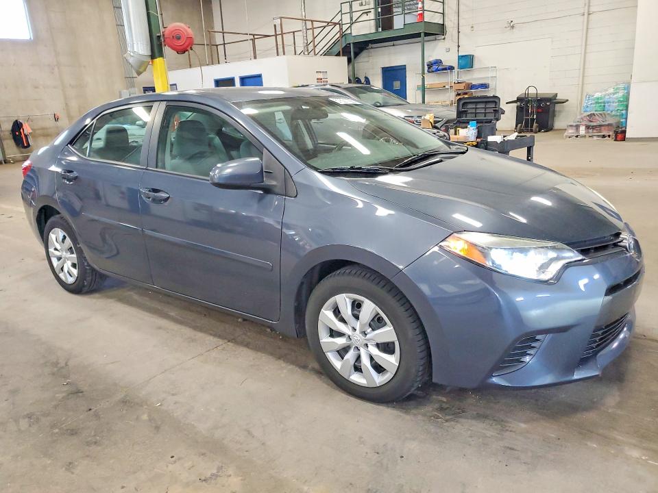 2015 Toyota Corolla VIN 5YFBURHE9FP363624 COPART salvage auction — SIDE, Mn - Cert Of Title-Salvage, sold $300 on 2026-07-21 (photo 4)