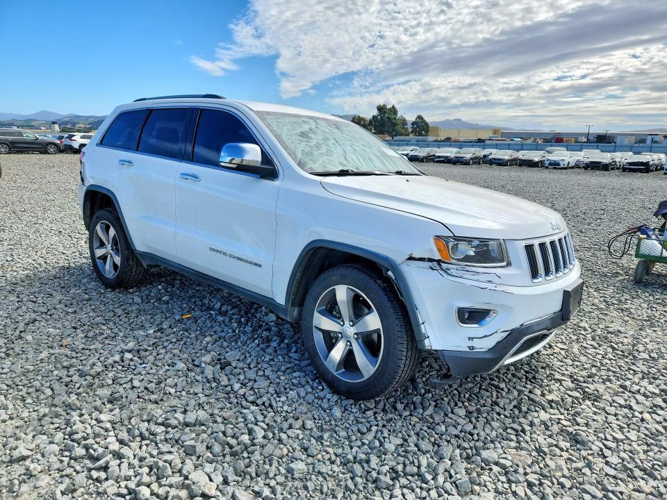 2014 Jeep Cherokee VIN 1C4RJFBGXEC518057 COPART salvage auction — FRONT END, Ca - Salvage Certificate, sold $3,100 on 2026-07-09 (photo 4)