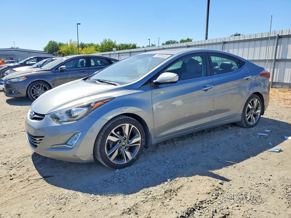 2015 Hyundai VIN KMHDH4AE2FU453142 COPART salvage auction — SIDE, CA - SALVAGE CERTIFICATE, sold $1,750 on 2026-07-07 (photo 1)