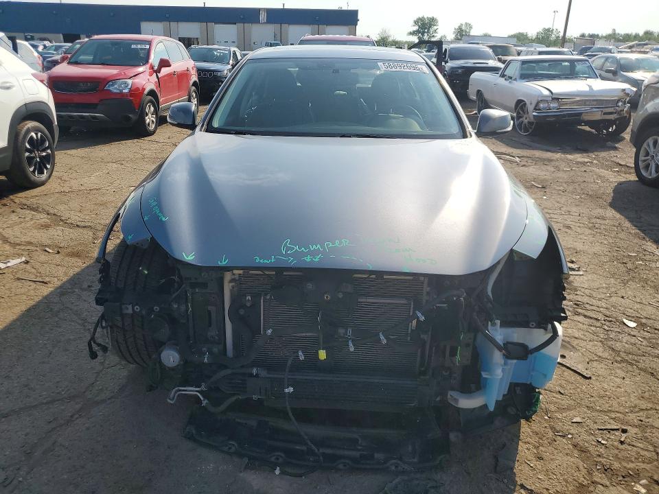 2020 Infiniti Q50 VIN JN1EV7AR5LM252792 COPART salvage auction — FRONT END, Mi - Certificate Of Title, sold $7,100 on 2026-07-17 (photo 5)