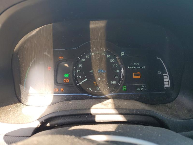 2018 Hyundai Ioniq VIN KMHC05LC9JU073812 COPART salvage auction — FRONT END, Ca - Dis/Dlr/Exp Only Clean Title (P), sold $1,550 on 2026-07-30 (photo 9)
