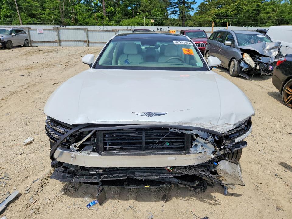 2025 Genesis G90 VIN KMTFC4SD7SU053543 COPART salvage auction — FRONT END, MD - CERT OF SALVAGE < 75% DAMAGE, sold $19,000 on 2026-07-21 (photo 5)