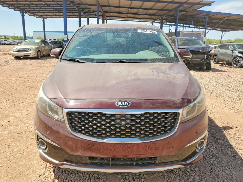 2018 Kia SEDONA VIN KNDME5C18J6373905 COPART salvage auction — MINOR DENT/SCRATCHES, Az - Certificate Of Title, sold $1,400 on 2026-07-21 (photo 5)