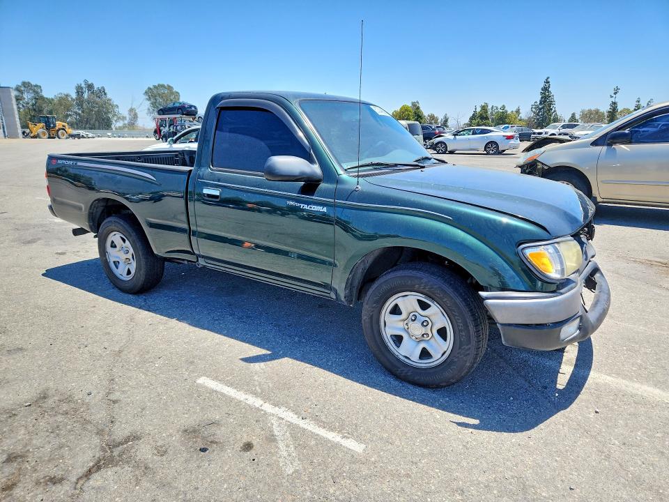 2001 Toyota Tacoma VIN 5TENL42N61Z860287 COPART salvage auction — FRONT END, Ca - Salvage Certificate, sold $525 on 2026-07-21 (photo 4)