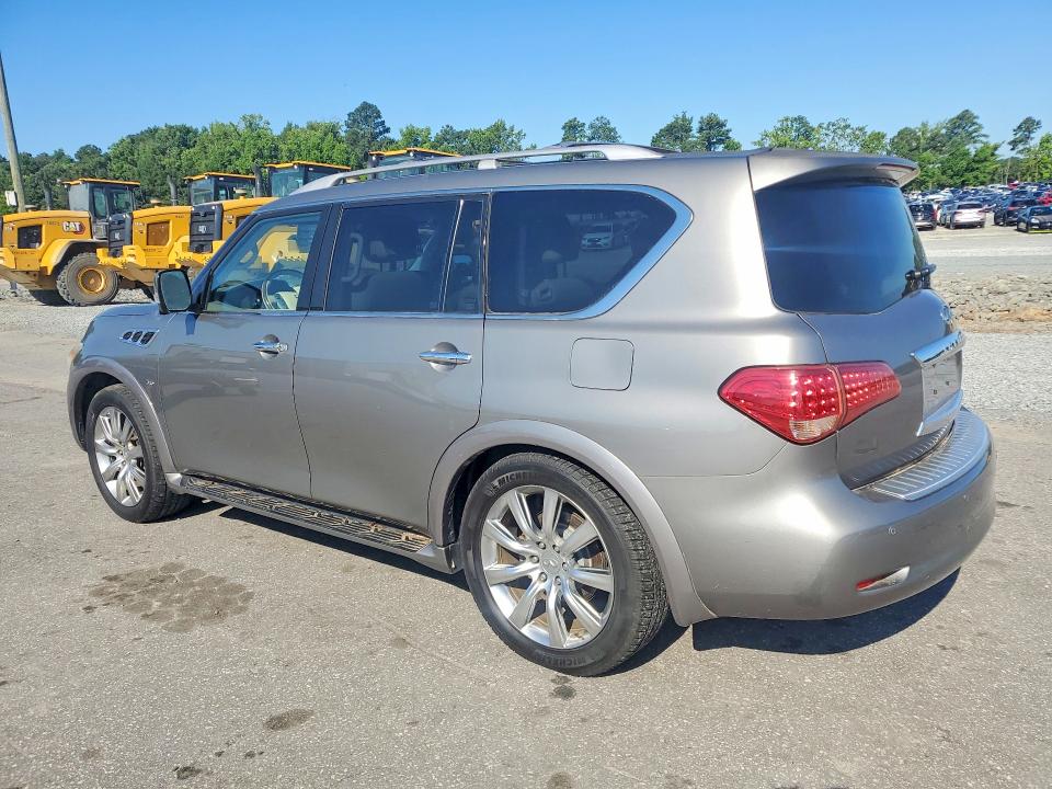 2014 Infiniti Qx80 VIN JN8AZ2NE5E9065556 COPART salvage auction — MINOR DENT/SCRATCHES, Nc - Dealer Only Clean Title, sold $1,250 on 2026-07-30 (photo 2)