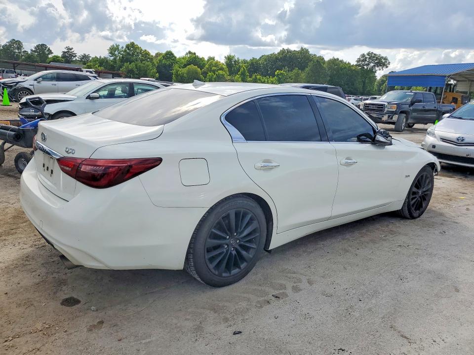 2020 Infiniti Q50 VIN JN1EV7AP2LM207419 COPART salvage auction — FRONT END, Ms - Cert Of Title-Salvaged, sold $2,800 on 2026-07-17 (photo 3)