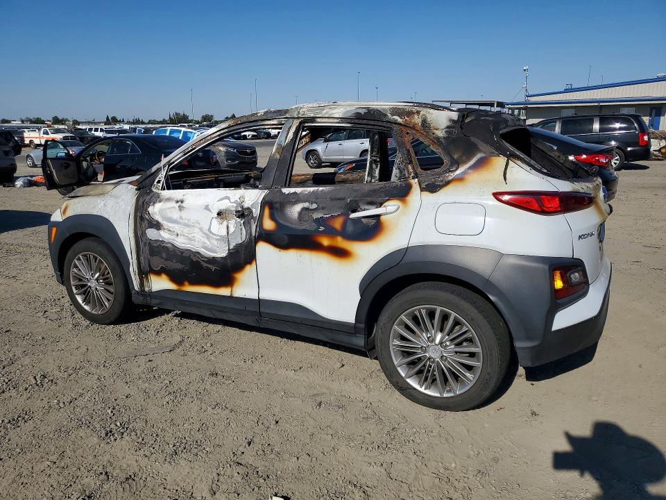 2018 Hyundai Kona VIN KM8K62AA1JU081073 COPART salvage auction — BURN, Ca - Non-Repairable Vehicle Cert, sold $10 on 2026-07-28 (photo 2)