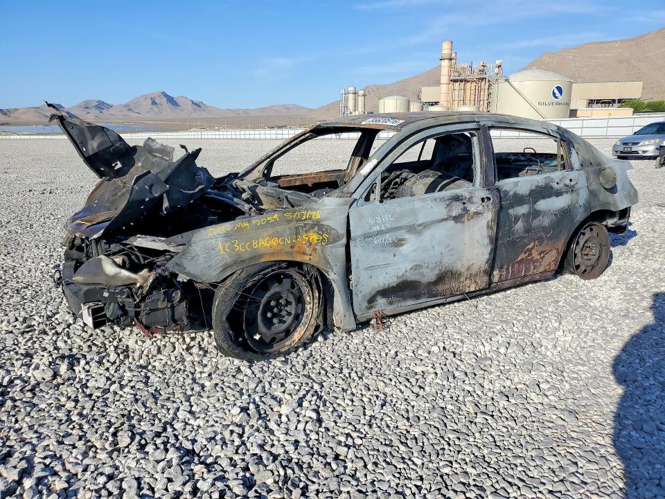 2012 Chrysler 200 VIN 1C3CCBAG0CN225705 COPART salvage auction — BURN, Nv - Non-Repairable Vehicle Cert, sold $125 on 2026-07-13 (photo 1)