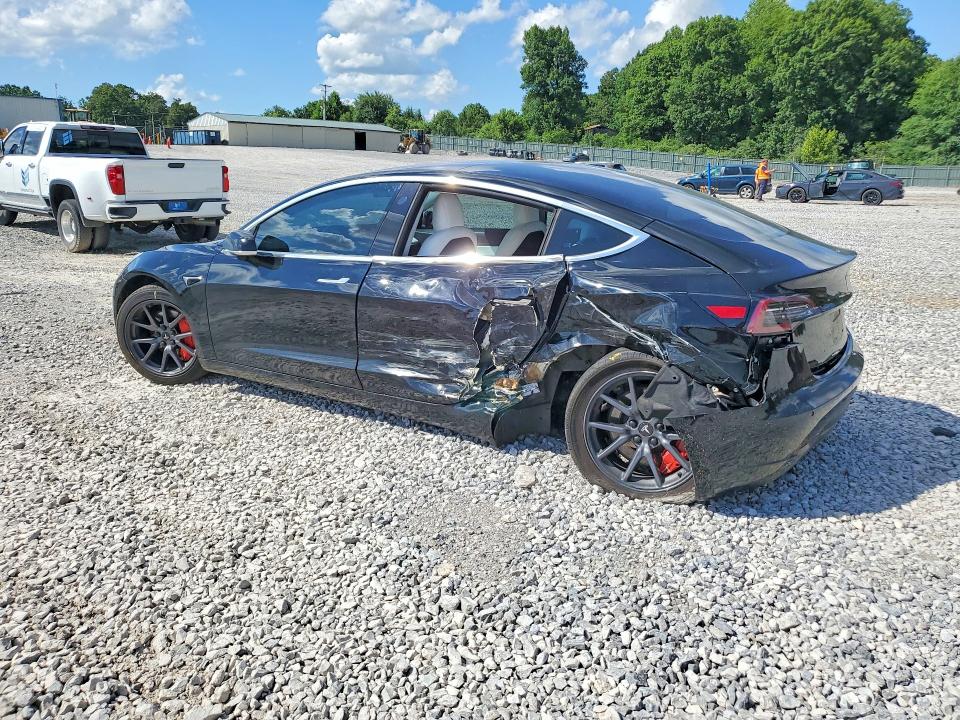 2018 Tesla VIN 5YJ3E1EB5JF097004 COPART salvage auction — SIDE, Tn - Salvage Certificate, sold $175 on 2026-07-21 (photo 2)