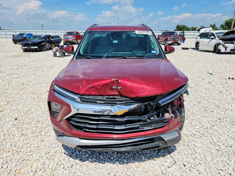 2024 Chevrolet VIN KL79MPSL5RB107930 COPART salvage auction — FRONT END, Tx - Salvage Vehicle Title, sold $2,200 on 2026-07-30 (photo 5)
