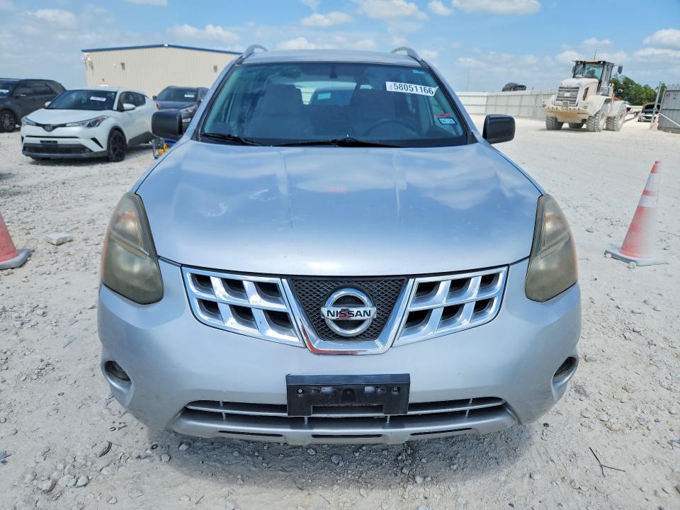 2014 Nissan Rogue VIN JN8AS5MT3EW619362 COPART salvage auction — REAR END, Tx - Salvage Vehicle Title, sold $525 on 2026-07-09 (photo 5)