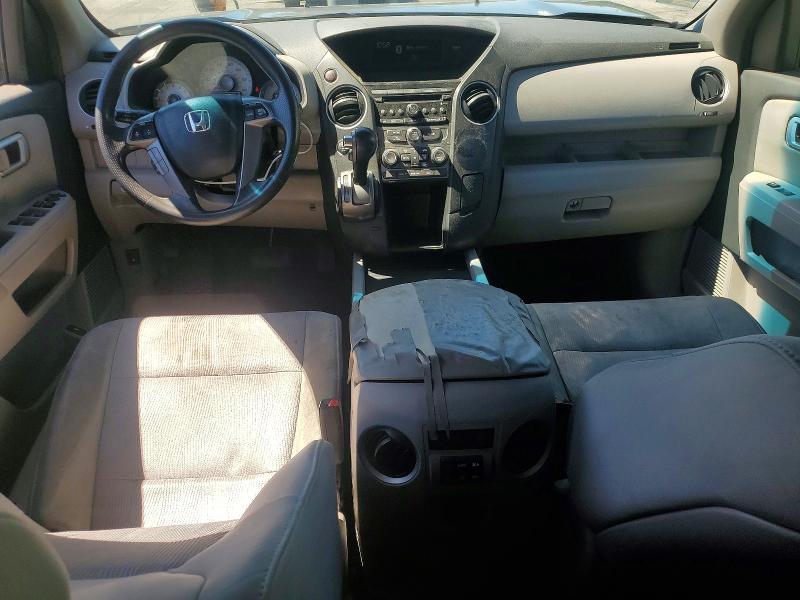 2012 Honda Pilot VIN 5FNYF4H40CB084889 COPART salvage auction — FRONT END, Ri - Salvage Certificate Of Title, sold $325 on 2026-07-28 (photo 8)