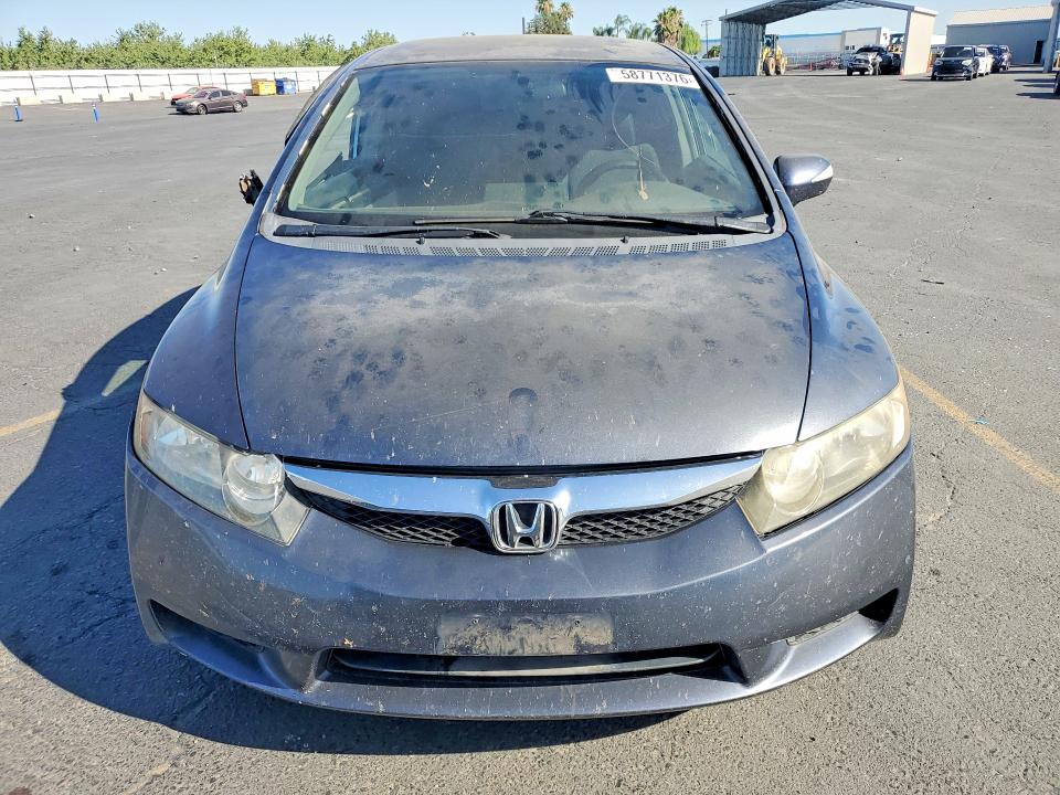 2009 Honda Civic hybrid VIN JHMFA362X9S001982 COPART salvage auction — SIDE, CA - SALVAGE CERTIFICATE, sold $325 on 2026-07-30 (photo 5)