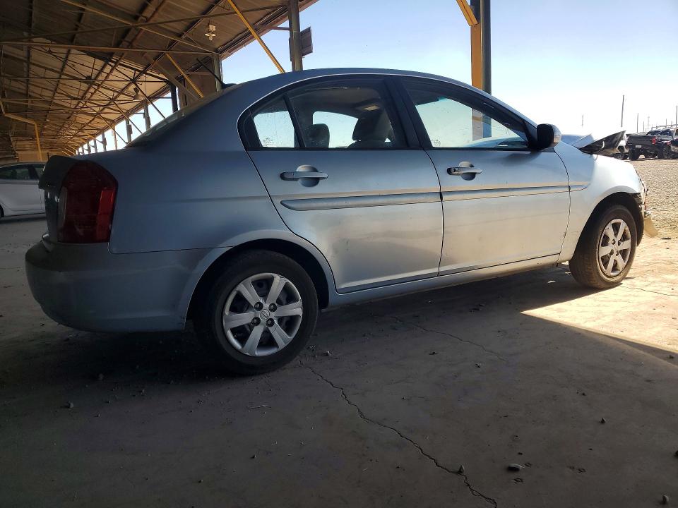2011 Hyundai Accent VIN KMHCN4AC5BU621031 COPART salvage auction — FRONT END, Az - Certificate Of Title, sold $475 on 2026-07-29 (photo 3)